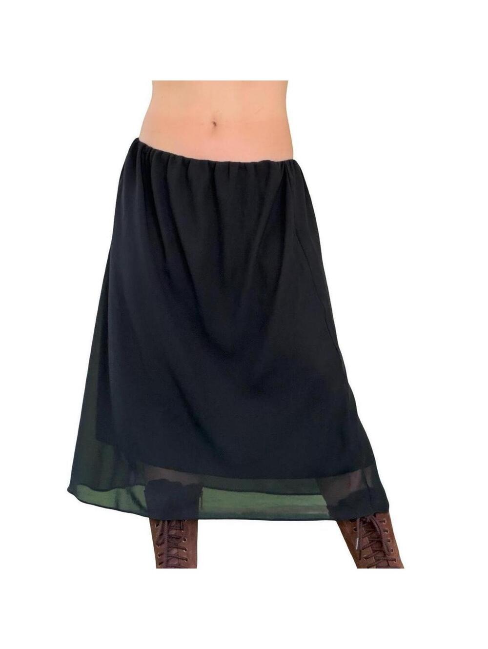 Y2K TRAD GOTH MINIMALIST SKIRT